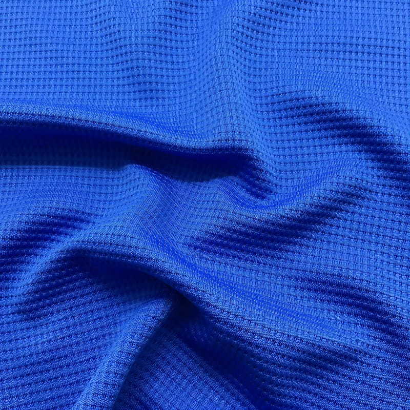 100% Recycle Polyester Waffel Knit Fabric